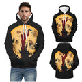 halloween hoodies Casual Scary Halloween 2019 Slim Fit sweatshirt Top Moon Night Castle
